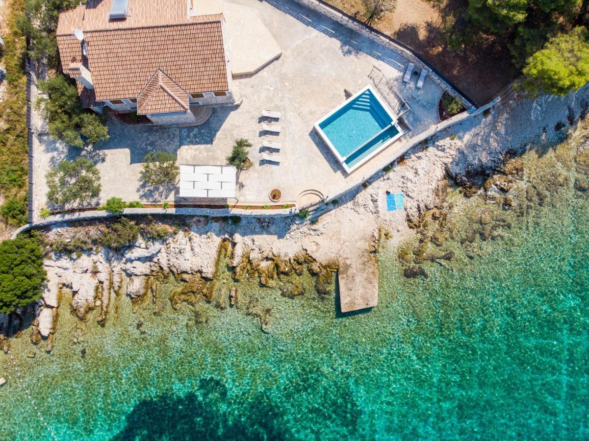 Villa Rudini With Heated Pool Okrug Gornji Zewnętrze zdjęcie
